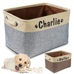 Pet Accessories and Supplies Personalised Storage Basket - dealskart.com.au