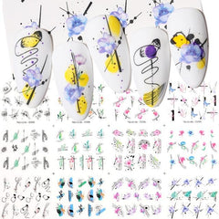 3D Gold Modern and Trendy Nail Foil and Stickers - dealskart.com.au