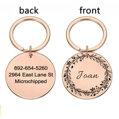 Personalised ID Tag Pendants for Dogs and Pets- Multicolour - dealskart.com.au