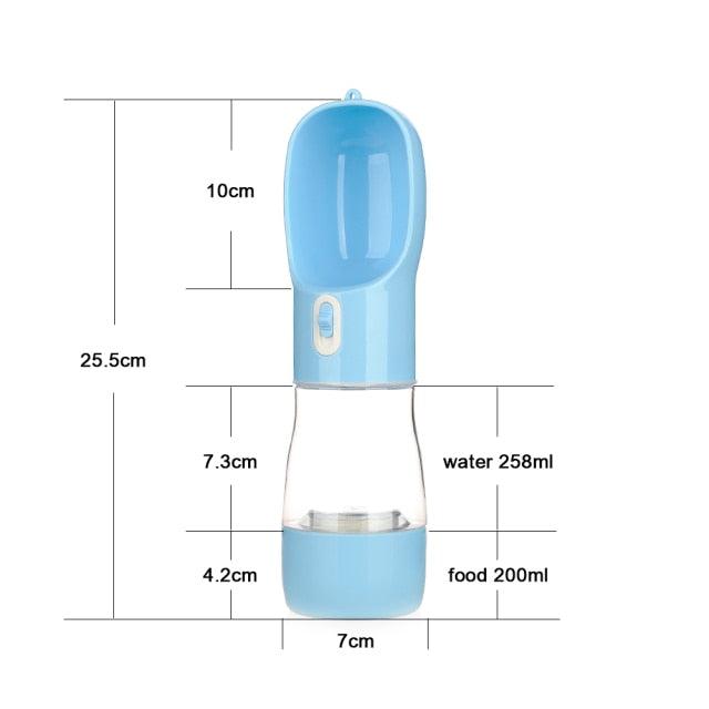 Hoopet 2-in-1 Portable Feeding Container and Water Bottle for Pets - dealskart.com.au