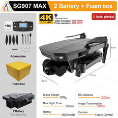 ZLL SG907 Max GPS Enabled 4K Camera 3-Axis Gimbal Drone - dealskart.com.au