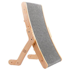 Pet Accessories- Cat’s Solid Wood Corrugated Cardboard Scratcher - dealskart.com.au