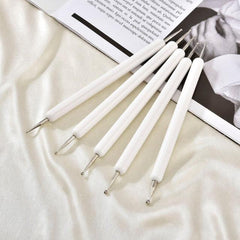 Nail Art Dotting and Designing Tool Pen - 5 Pcs/ Set - dealskart.com.au