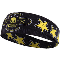 Sweatband- Gothic Skull Stylish Workout Fitness Fashion Headband - dealskart.com.au