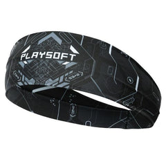 Sweatband- Gothic Skull Stylish Workout Fitness Fashion Headband - dealskart.com.au