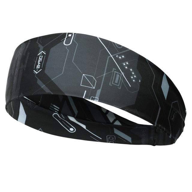 Sweatband- Gothic Skull Stylish Workout Fitness Fashion Headband - dealskart.com.au