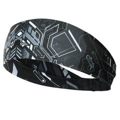 Sweatband- Gothic Skull Stylish Workout Fitness Fashion Headband - dealskart.com.au