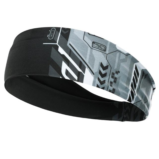 Sweatband- Gothic Skull Stylish Workout Fitness Fashion Headband - dealskart.com.au