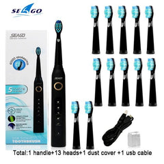 Seago Rechargeable Adult Electric Toothbrush - 40000 RPM - dealskart.com.au