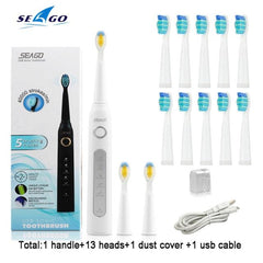 Seago Rechargeable Adult Electric Toothbrush - 40000 RPM - dealskart.com.au