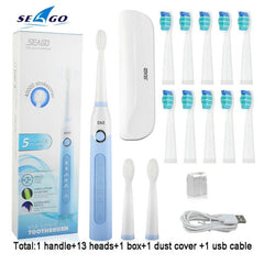 Seago Rechargeable Adult Electric Toothbrush - 40000 RPM - dealskart.com.au