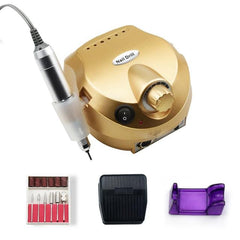 35000/20000 RPM Electric Nail Drill Machine Mill Cutter Sets For Manicure Nail Tips Manicure Electric Nail Pedicure File - dealskart.com.au