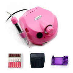 35000/20000 RPM Electric Nail Drill Machine Mill Cutter Sets For Manicure Nail Tips Manicure Electric Nail Pedicure File - dealskart.com.au