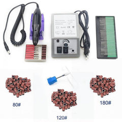 35000/20000 RPM Electric Nail Drill Machine Mill Cutter Sets For Manicure Nail Tips Manicure Electric Nail Pedicure File - dealskart.com.au