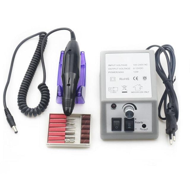 35000/20000 RPM Electric Nail Drill Machine Mill Cutter Sets For Manicure Nail Tips Manicure Electric Nail Pedicure File - dealskart.com.au