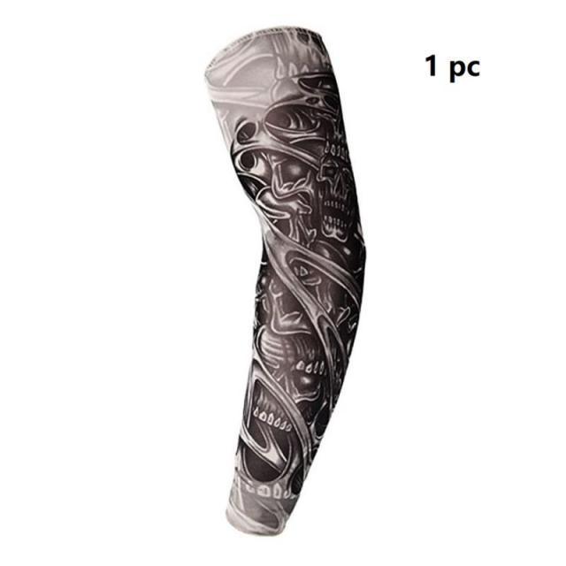 Arm Sleeve- 1/2Pcs Outdoor Sports Fashion Tattooed Arm Sleeve - dealskart.com.au