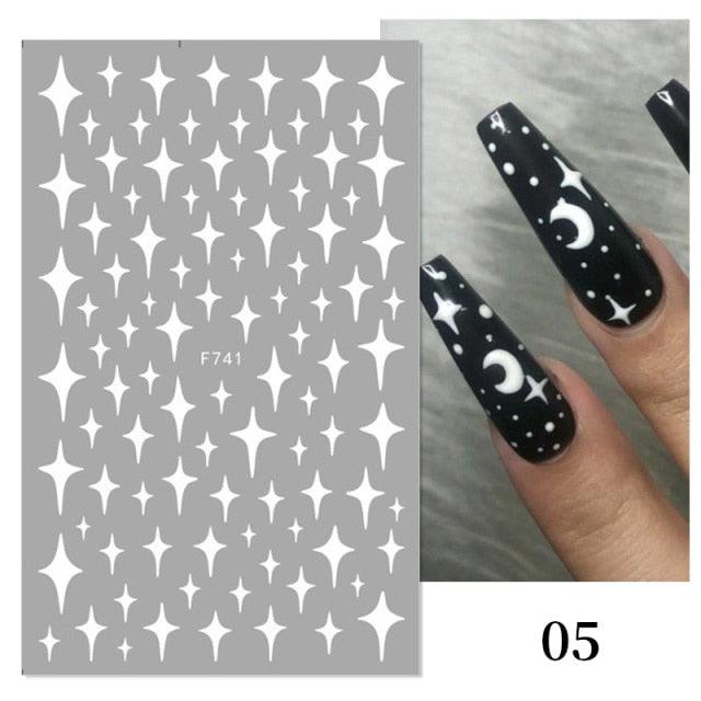 3D Gold Modern and Trendy Nail Foil and Stickers - dealskart.com.au