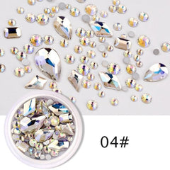 3D Rhinestone Nail Decoration Crystals - Multiple Sizes - dealskart.com.au
