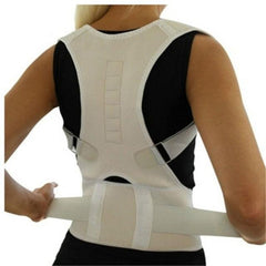 Waist Support- Adjustable Magnetic Posture Back Support Waist Trimmer Belt - dealskart.com.au