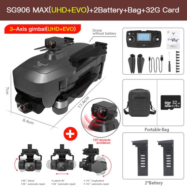 SG906 Max 1/Pro 2 Professional FPV 4K Camera Drone with 3-axis Gimbal - dealskart.com.au