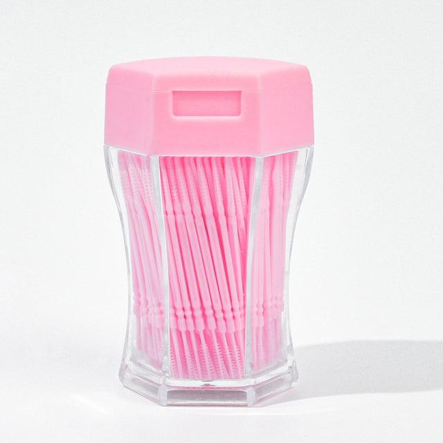 200Pcs/Set Soft Plastic Double-Head Brushed Toothpick | Dental Care | Oral Health - dealskart.com.au