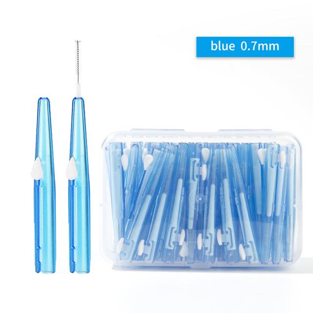60Pcs/Box Interdental Brush Toothpick for Oral Care | Dental Health - dealskart.com.au