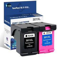 befon 301 XL Compatible Ink Cartridge Set Replacement for HP301 for DeskJet 1050 2050 3050 2150 3150 1010 1510 2540 Printer - dealskart.com.au