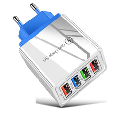 Quad Output Mobile Phone Charger - Quick Charge 3.0, EU/US - dealskart.com.au