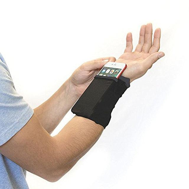 Queshark Sports Wrist Armband Mobile Phone Holder - dealskart.com.au