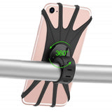 Silicone Bicycle Phone Holder for IPhone 11 pro max 6 7 8 plus X Xr Xs for Mobile Phone Mount Band Bike GPS Clip Universal - dealskart.com.au