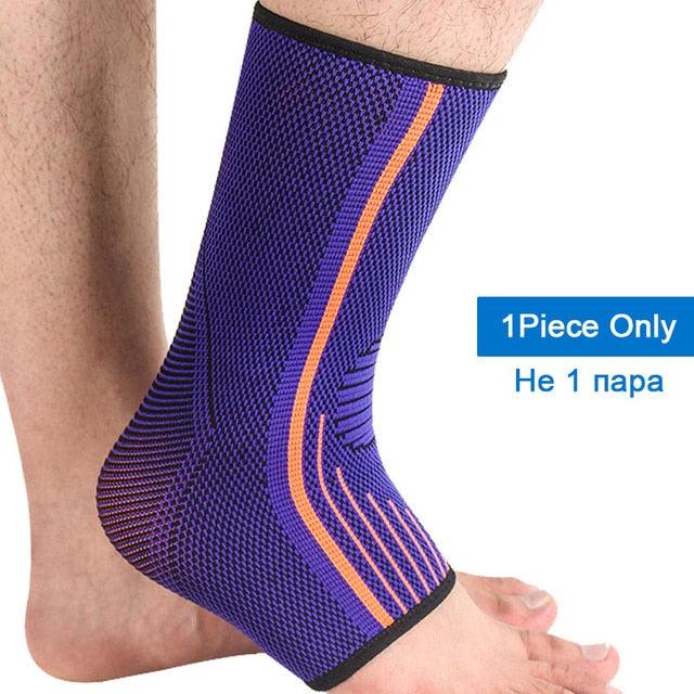 SKDK 1PC 3D Pressurized Ankle Support Wrist Support Sports Gym Badminton Ankle Brace Protector with Strap Belt Elastic - dealskart.com.au