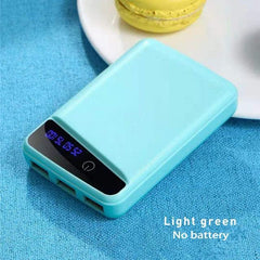 Smart LED Display 10000mAh Powerbank Case Kit with Triple Output - dealskart.com.au