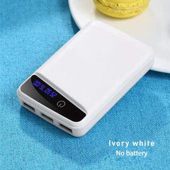 Smart LED Display 10000mAh Powerbank Case Kit with Triple Output - dealskart.com.au