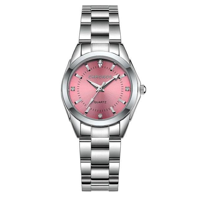 Stainless Steel Business Wear Wristwatch for Women - dealskart.com.au