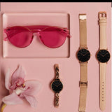 Stainless Steel Quartz Wristwatch with Bracelet for Women - dealskart.com.au