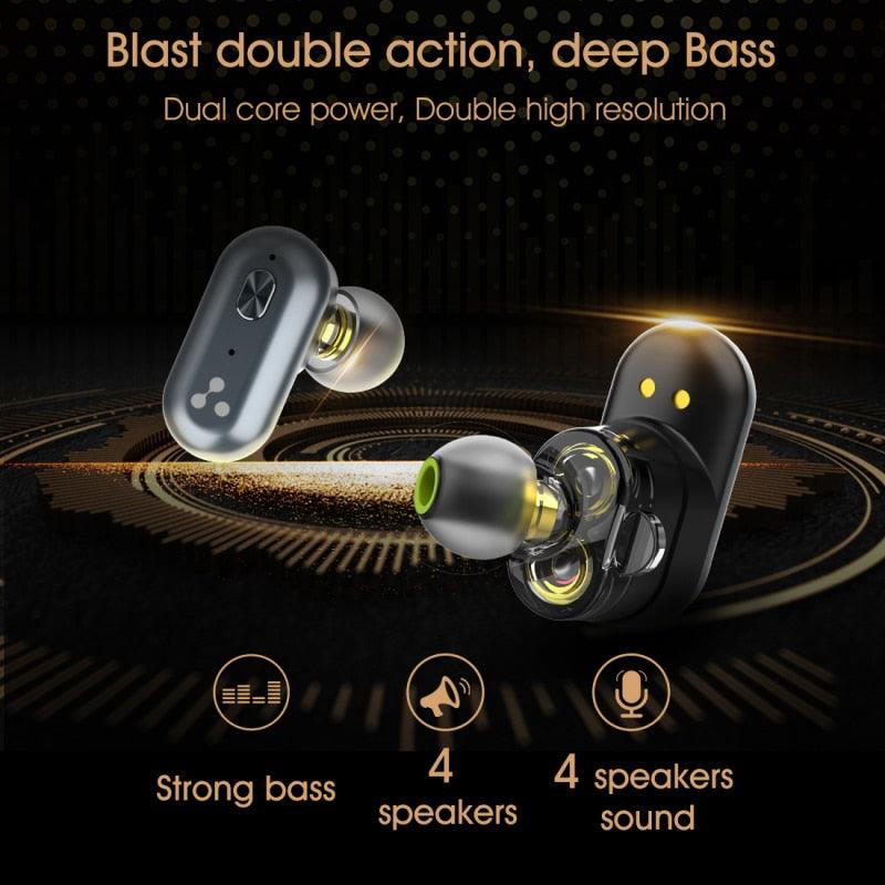 SYLLABLE S101 Bluetooth V5.0 Bass Wireless Earphones - dealskart.com.au