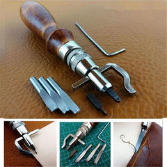 Tool for Leather Stitching and Grooving 7 in 1 set - dealskart.com.au