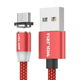 USLION Magnetic USB Cable Fast Charging USB Type C Cable Magnet Charger Data Charge Micro USB Cable Mobile Phone Cable USB Cord - dealskart.com.au