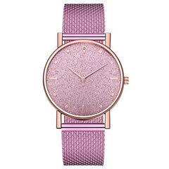 Watch Women Dress Stainless Steel Band Analog Quartz Wristwatch Fashion Luxury Ladies Golden Rose Gold Watch Clock Analog - dealskart.com.au