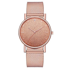 Watch Women Dress Stainless Steel Band Analog Quartz Wristwatch Fashion Luxury Ladies Golden Rose Gold Watch Clock Analog - dealskart.com.au