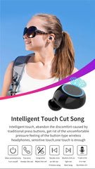 Wireless Earphones Bluetooth V5.0 TWS Wireless Bluetooth Headphones LED Display With 3300mAh Power Bank Headsets With Microphone - dealskart.com.au