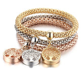 Wkoud Women's Gold and Silver Toned Bangles - 3 Pcs - dealskart.com.au