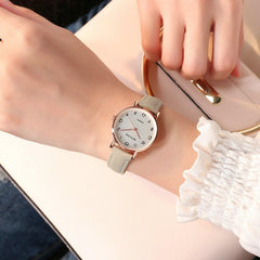 Women’s Casual Leather Strap Vintage Watch - dealskart.com.au
