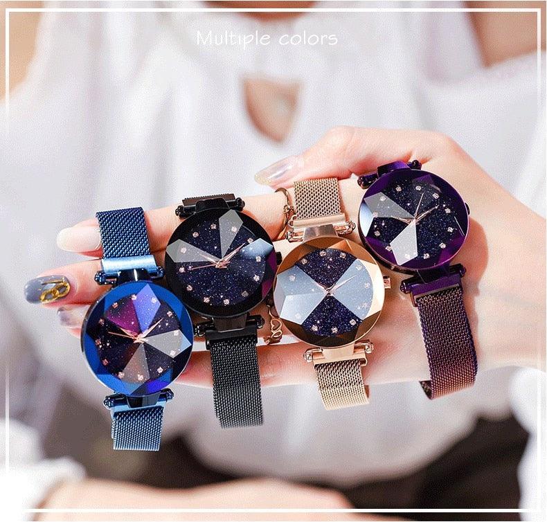 Women’s Luxury Fashion Diamond Quartz Wristwatch - dealskart.com.au