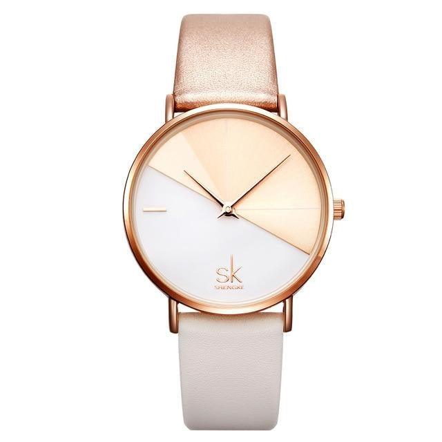 Women’s Vintage Fashion Leather Wristwatch - dealskart.com.au