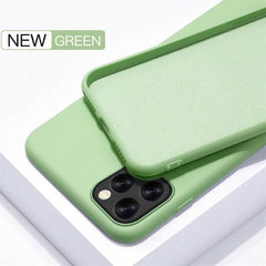 YISHANGOU Case For Apple iPhone 11 12 Pro Max SE 2 2020 6 S 7 8 Plus X XS MAX XR Cute Candy Color Couples Soft Silicone Cover - dealskart.com.au